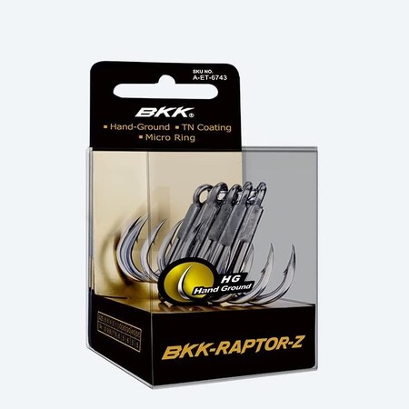 Bkk Hooks RaptorZ Size 50 5 Pack, 5PK A-ET-6753